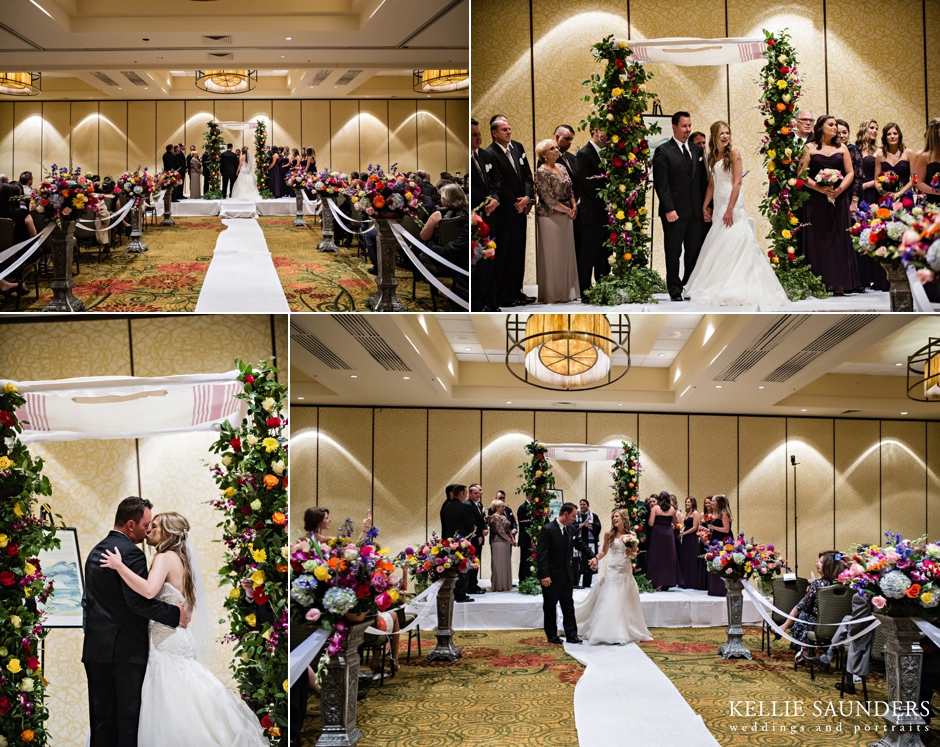 troy Marriott wedding, Jewish wedding ceremony